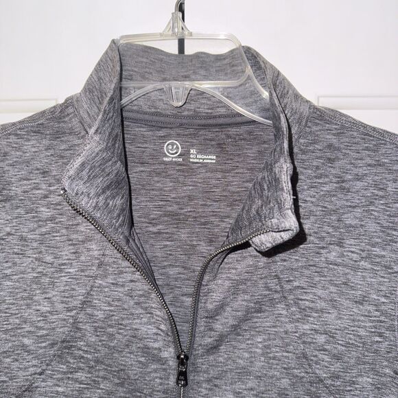 NWT Gilly Hicks Womens XL Active Recharge Full Zip Up Jacket Grey Athletic - Picture 2 of 7